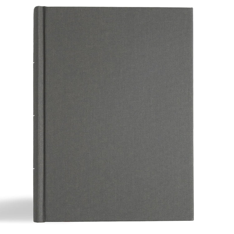 KJV Study Bible, Large Print Edition, Charcoal Cloth Over Board by Holman Bible Publishers