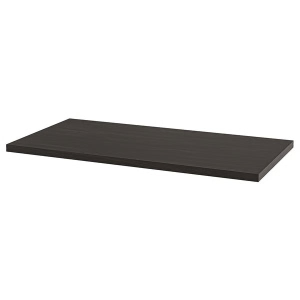 IKEA LAGKAPTEN / ALEX Desk, black-brown/white, 120x60 cm (47 1/4x23 5/8 ")