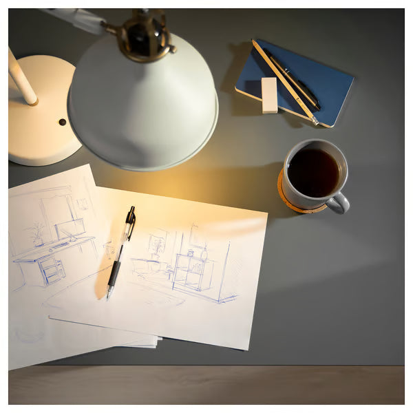 IKEA LAGKAPTEN Table top, dark grey/wood effect, 120x60 cm (47 1/4x23 5/8 ")