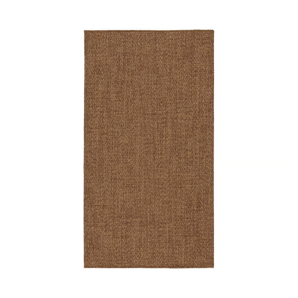 IKEA LYDERSHOLM Rug flatwoven, in/outdoor, medium brown, 80x150 cm (2 ' 7 "x4 ' 11 ")