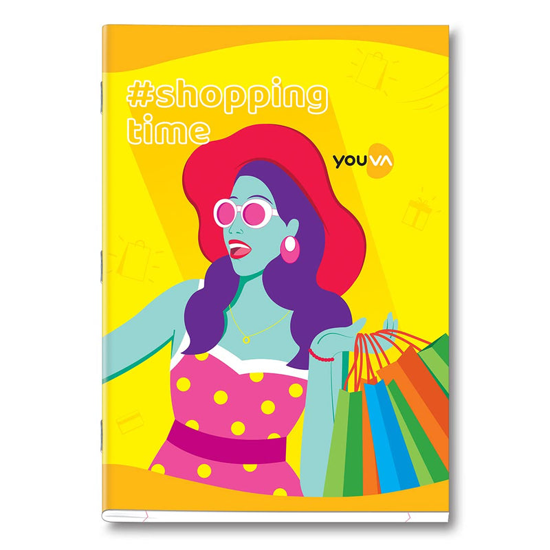 Navneet Youva Trendy Life Long Book - Soft Bound (A4, Single Line, 228 Pages, Pack of 3)