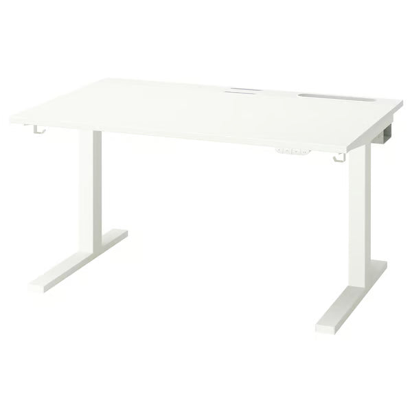 IKEA MITTZON Desk sit/stand, electric white, 120x80 cm (47 1/4x31 1/2 ")