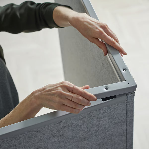 IKEA SIDORNA Room divider, grey, 162x160x195 cm (63 3/4x63x76 3/4 ")