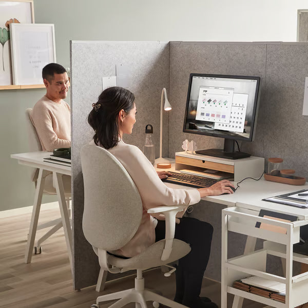 IKEA SIDORNA Room divider, grey, 82x80x195 cm (32 1/4x31 1/2x76 3/4 ")