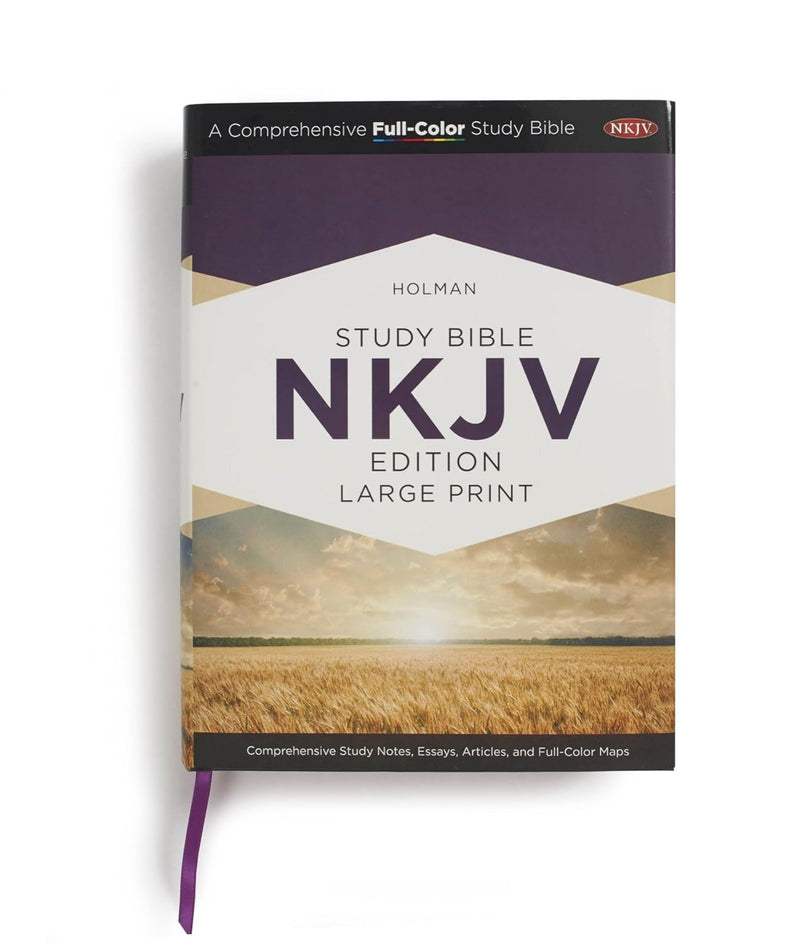 Holman Study Bible: New King James Version, Large Print, Full-Color Hardcover by Holman Bible Publishers