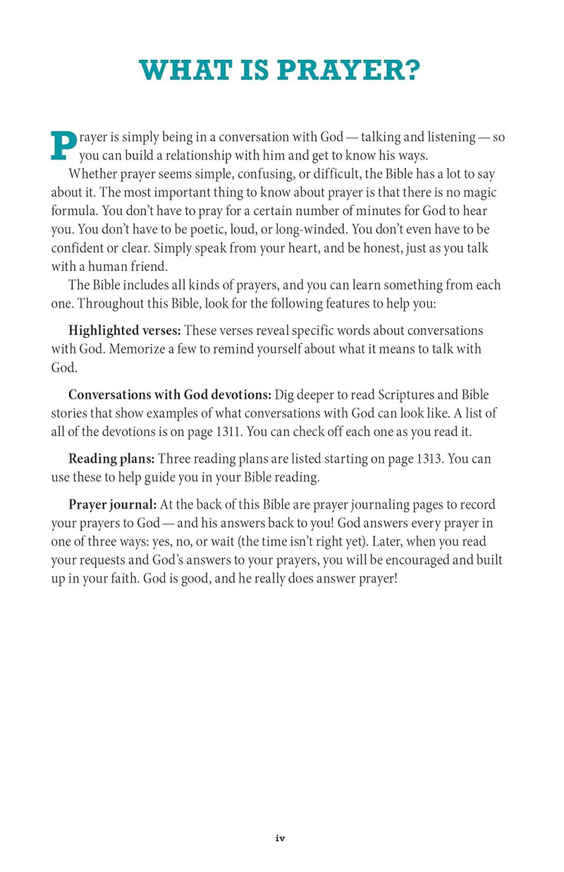 Big Dreams, Big Prayers Bible for Kids by Zondervan