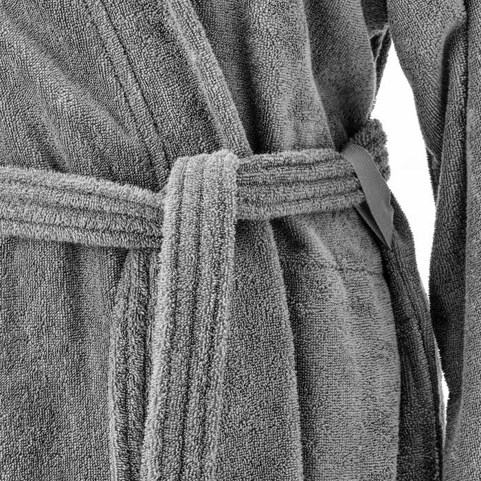 IKEA ROCKAN Bath robe, grey, L/XL