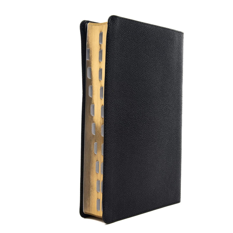 NASB Super Giant Print Reference Bible – Black Genuine Leather, Indexed by Holman Bible Publishers