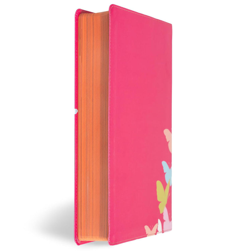 KJV One Big Story Bible, Pink LeatherTouch: Connecting Christ Throughout God's Story by Holman Bible Publishers