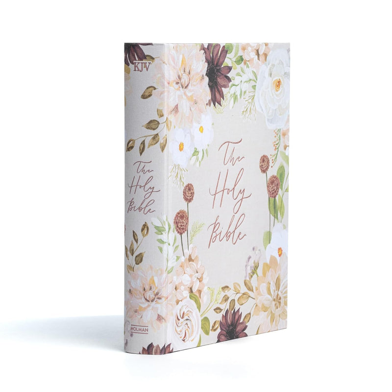 KJV Notetaking Bible, Blush Cloth-over-Board, Hosanna Revival Edition, Hardcover, Large Print, 15 July 2023 by Holman Bible Publishers