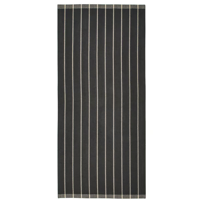 IKEA RIDSTIG Rug, flatwoven, grey/off-white, 80x180 cm (2 ' 7 "x5 ' 11 ")