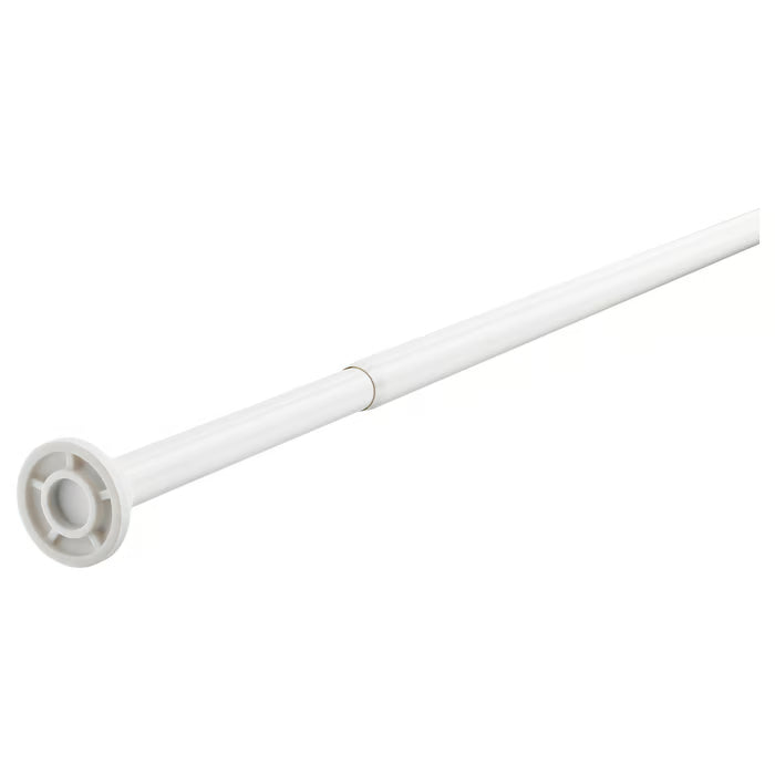 IKEA BOTAREN Shower curtain rod, white, 120-200 cm (47-79 ")