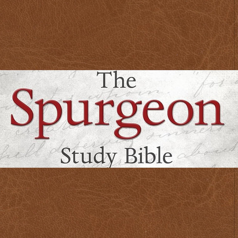 KJV Spurgeon Study Bible – Tan Leathertouch by Holman Bible Publishers