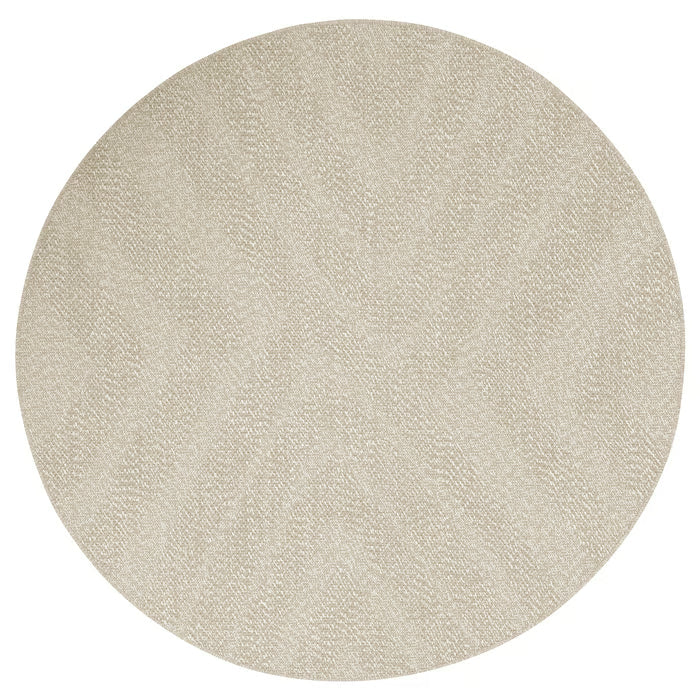 IKEA FULLMAKT Rug flatwoven, in/outdoor, beige/mélange, 130 cm (4 ' 3 ")