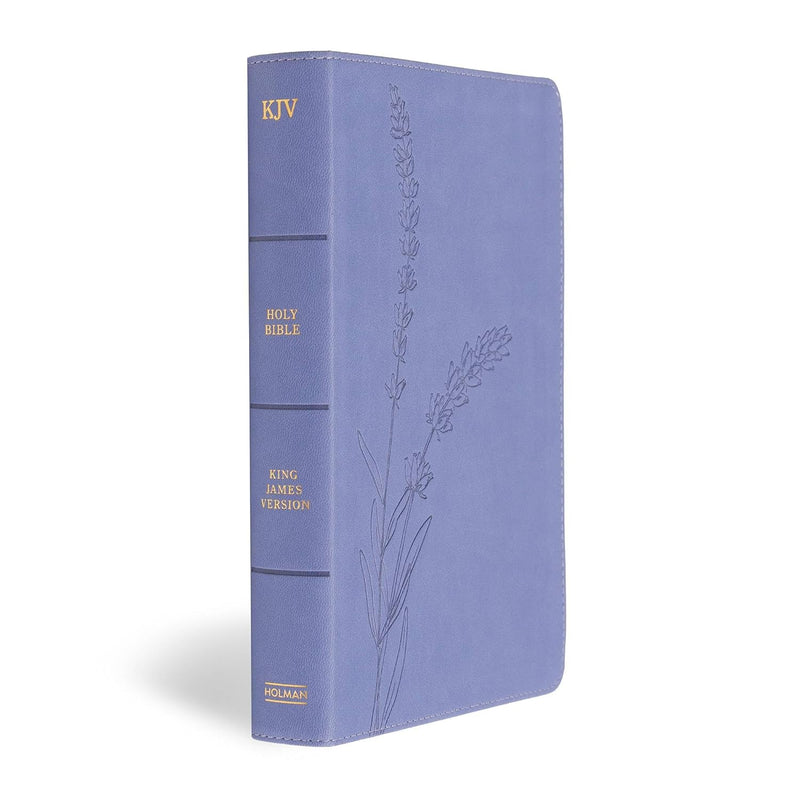 KJV Personal Size Giant Print Bible, Lavender Leather Touch – Large Print by Holman Bible Publishers