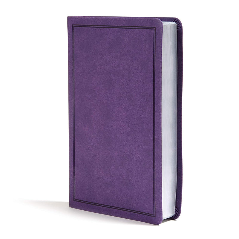 Holy Bible: King James Version, Purple Leathertouch by Holman Bible Publishers
