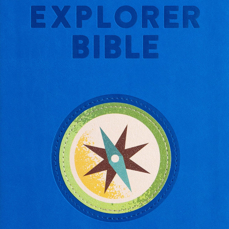 KJV Explorer Bible for Kids, Brown LeatherTouch: Placing God's Word in the Middle of God's World by Holman Bible Publishers