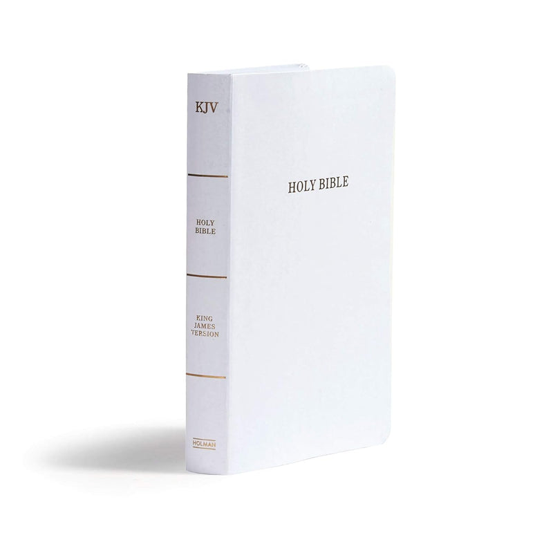 KJV Geschenk- und Preisbibel, weißes Kunstleder von Holman Bible Publishers