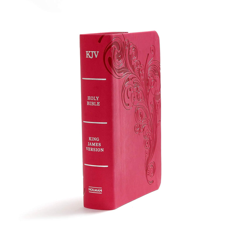 KJV-Referenzbibel in Großdruck, Pink LeatherTouch – Großdruck von Holman Bible Publishers