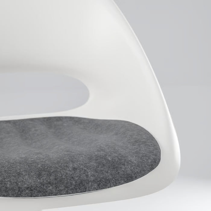 IKEA PYNTEN Seat pad, dark grey, 41x43 cm (16 ¼x17 ")