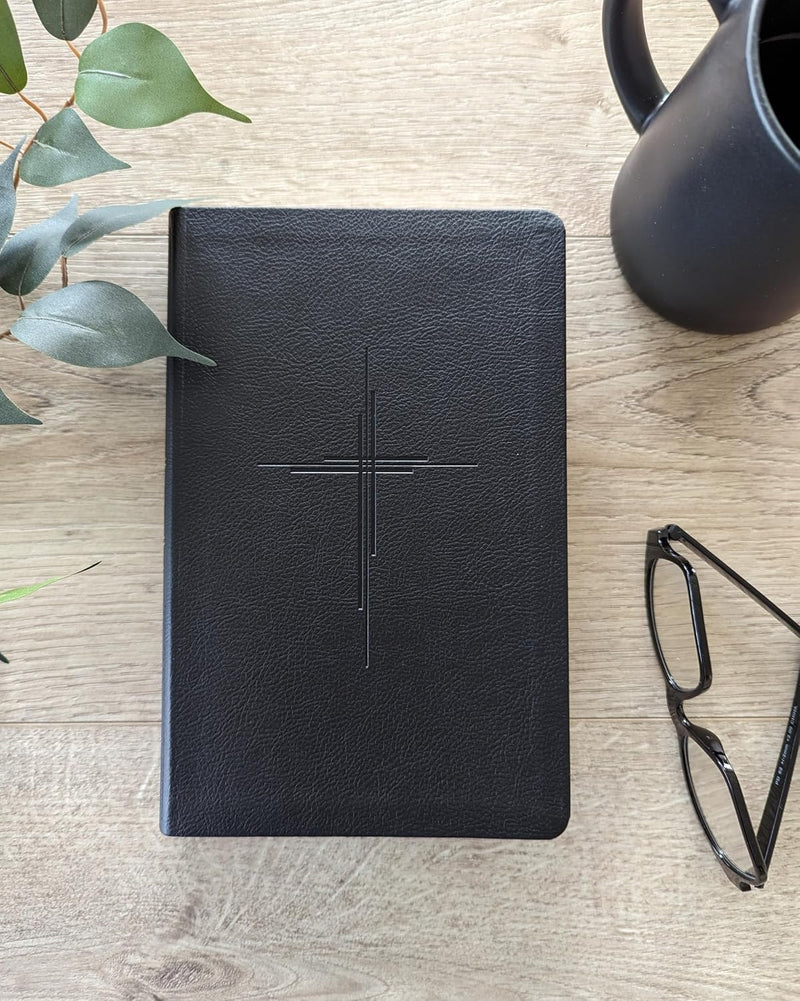 Holy Bible: New Living Translation, Trinity Cross Black  by Tyndale