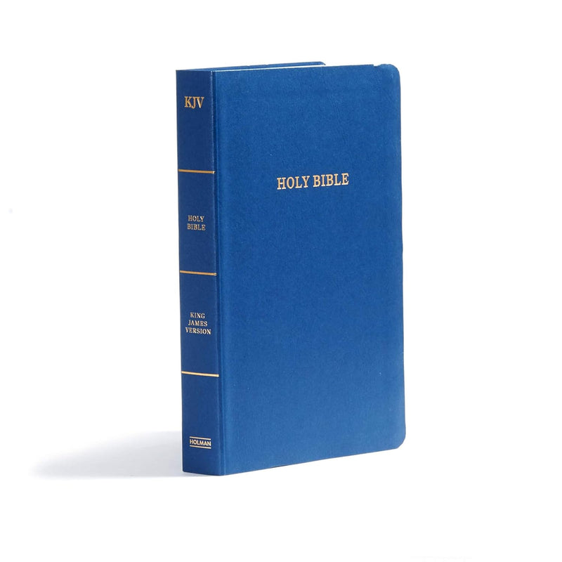 KJV Gift and Award Bible, Blue Imitation Leather by Holman Bible Staff