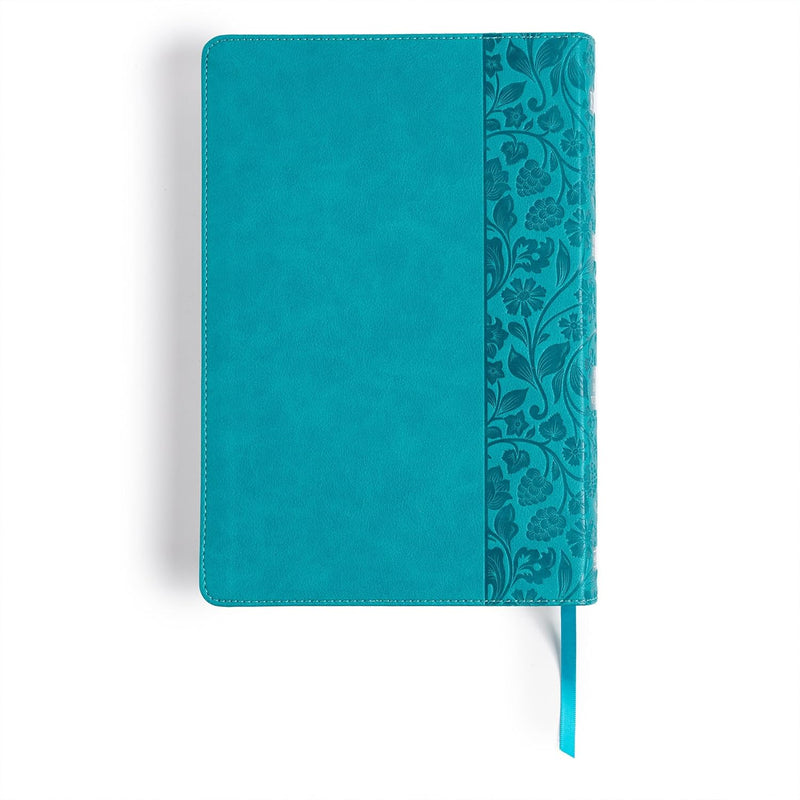 Giant Print Reference Bible, Teal LeatherTouch by Holman Bible Publishers