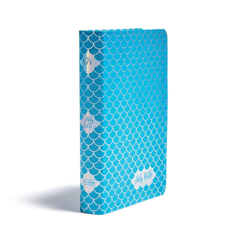 KJV Kids Bible, Aqua Leather Touch by Holman Bible Staff