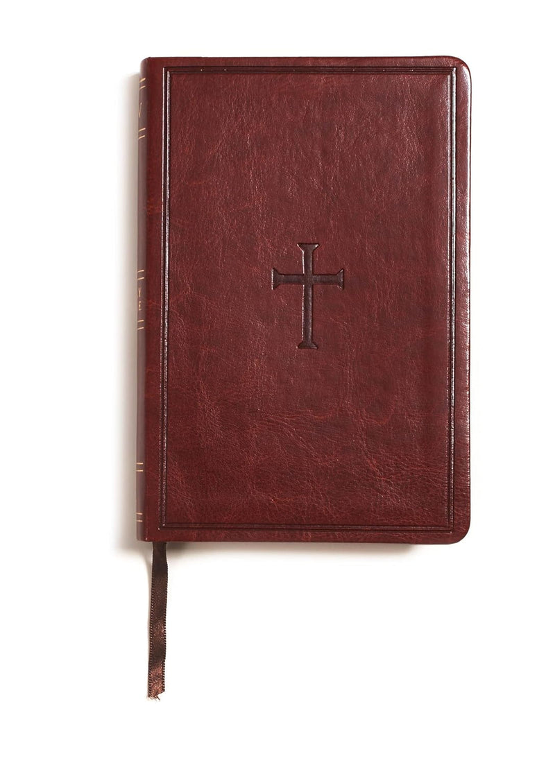 KJV Compact Ultrathin Bible, Brown LeatherTouch by Holman Bible Staff
