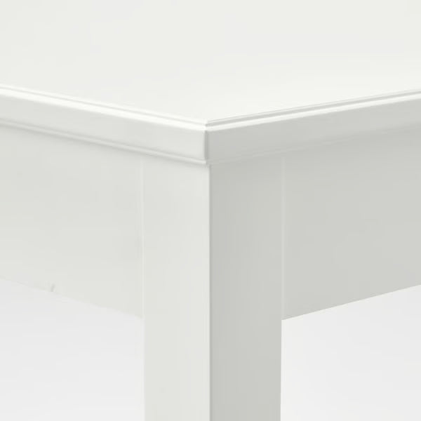 IKEA IDANAS Drop-leaf table, white, 51/86x96 cm (20 1/8/33 7/8x37 3/4 ")