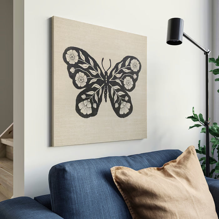 IKEA GRÖNMES Picture, Butterfly, 56x56 cm (22x22 ")