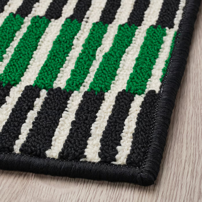 IKEA VÄNDPLATS Door mat, multicolour/stripe, 40x60 cm (1 ' 4 "x2 ' 0 ")