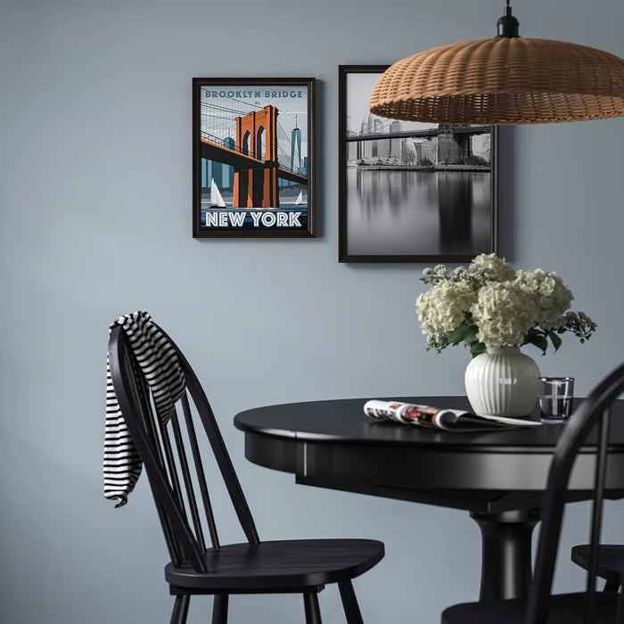 IKEA KLOTKÖRSBÄR Frame, oak effect/dark brown, 30x40 cm (11 ¾x15 ¾ ")