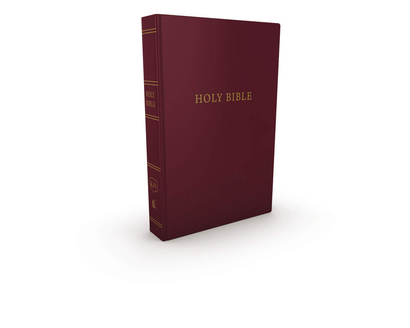 The Holy Bible: King James Version, Burgundy, Red Letter Edition, Pew Bible by Thomas Nelson Publishers