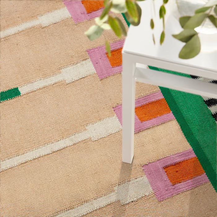 IKEA MAVINN Rug, beige/green, 170x240 cm (5 ' 7 "x7 ' 10 ")