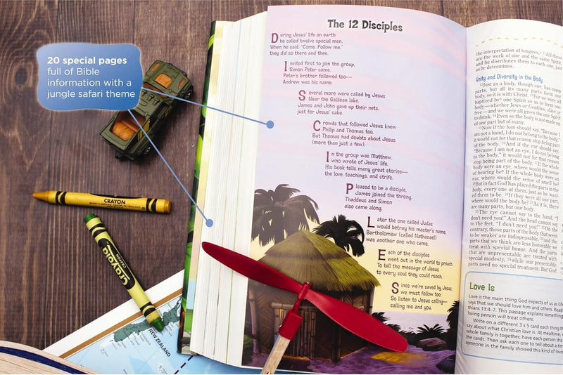 Adventure Bible: New International Version, Paperback – Illustrated by Zonderkidz