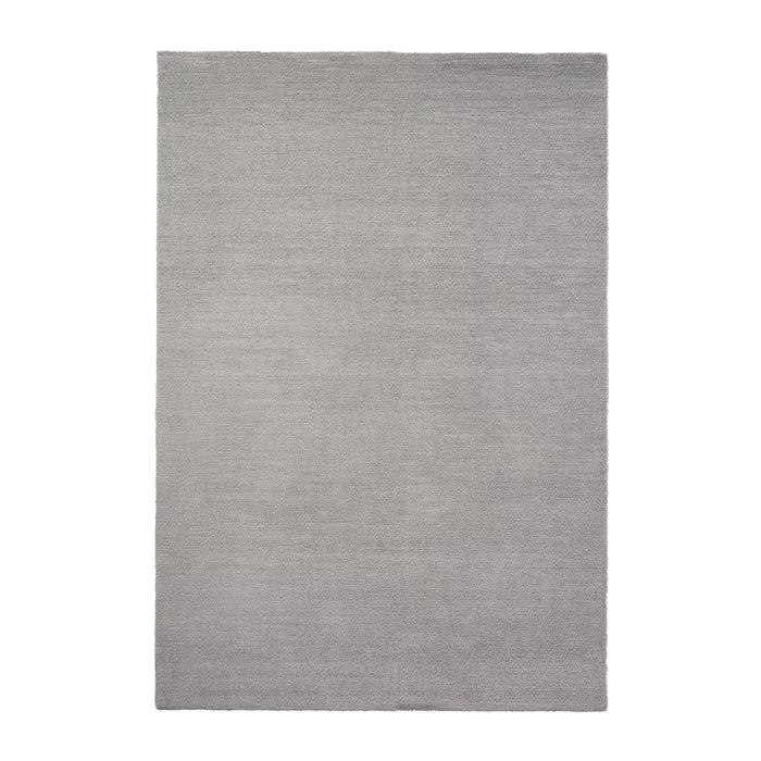 IKEA KNARDRUP Rug, low pile, light grey, 133x195 cm (4 ' 4 "x6 ' 5 ")