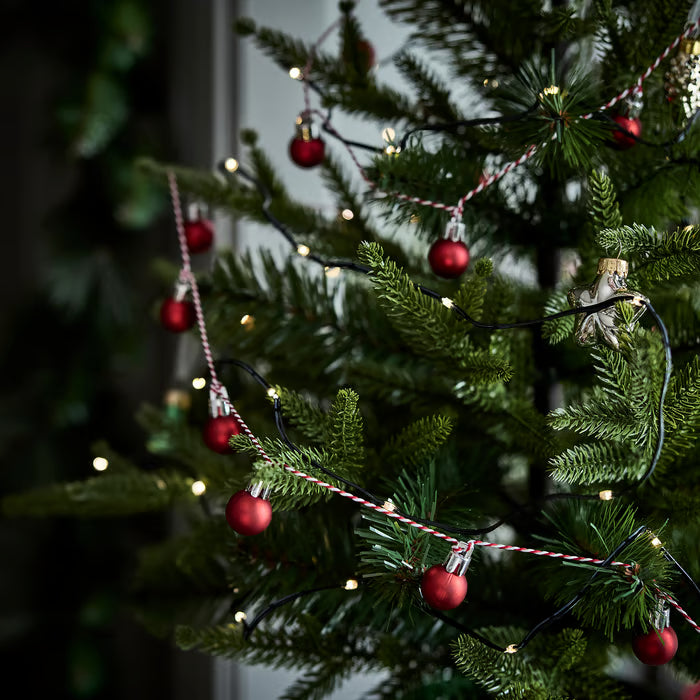 IKEA STRÅLA LED lighting chain with 40 lights, battery-operated/outdoor black