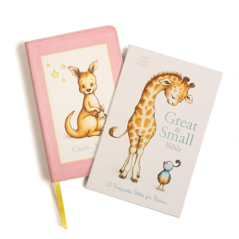 KJV Great and Small Bible, Pink LeatherTouch by Holman Bible Publishers