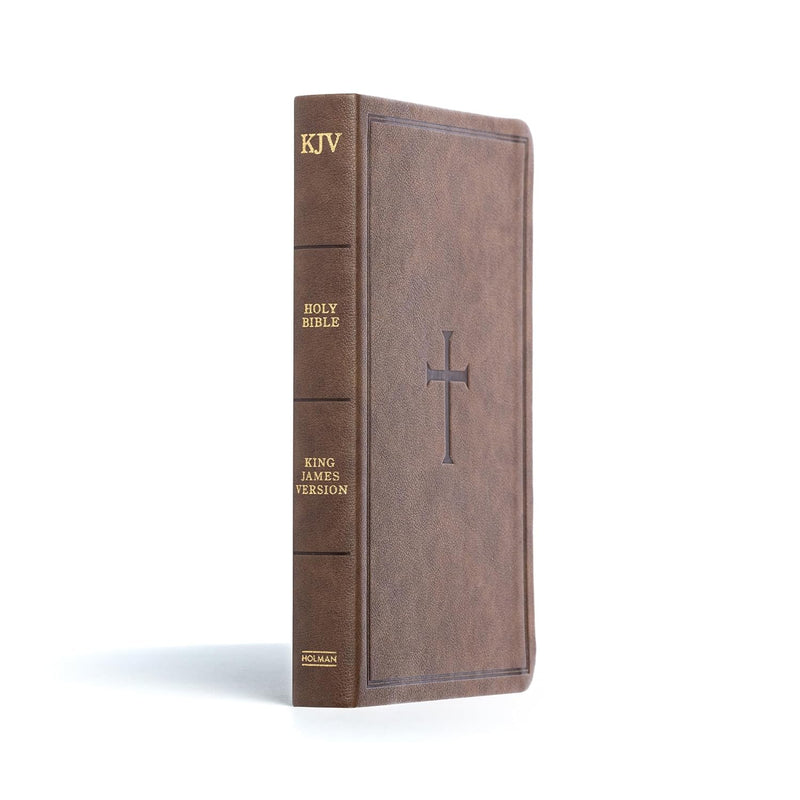 Holy Bible: KJV Thinline Reference Bible – Brown Leathertouch by Holman Bible Publishers