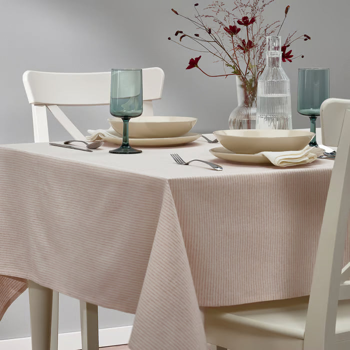IKEA SILVERARV Tablecloth, beige, 145x240 cm (57x94 ")