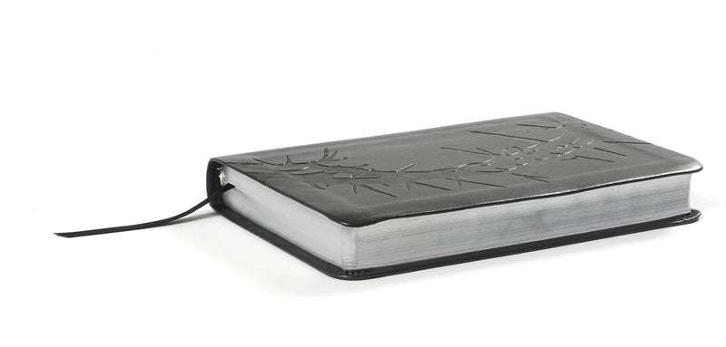 KJV Compact Ultrathin Bible, Charcoal Leather Touch by Holman Bible Staff