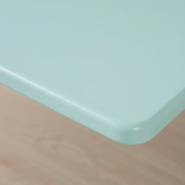 IKEA BERGLÄRKA Desk top and shelf, turquoise, 100x70 cm (39 3/8x27 1/2 ")