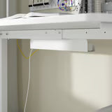 IKEA RELATERA Desk combination, white, 90x60 cm (35 3/8x23 5/8 ")