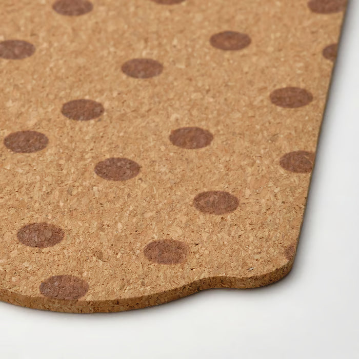 IKEA SOLABBORRE Place mat, cork/dotted, 42x32 cm (16 ½x12 ½ ")