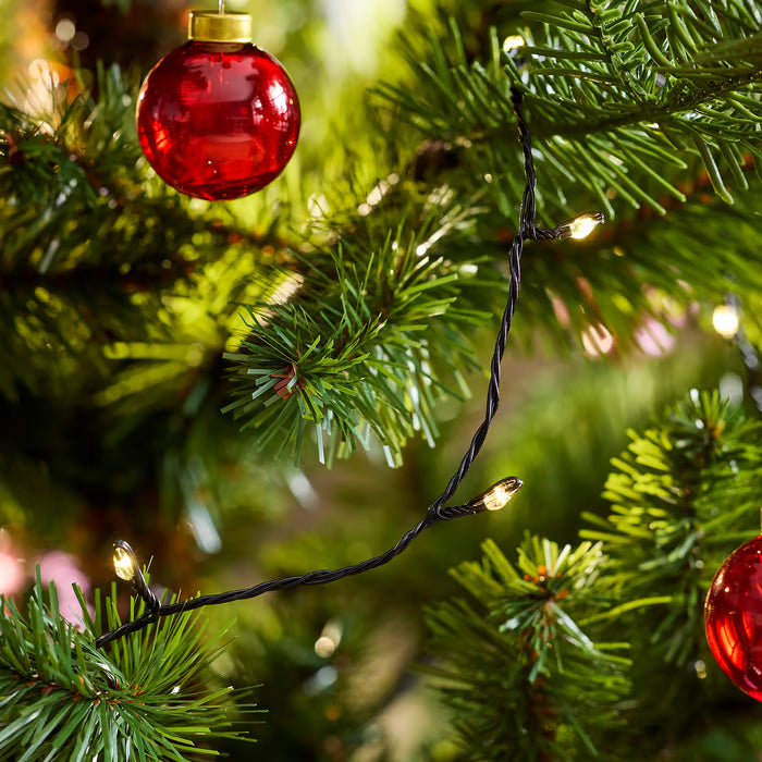 IKEA STRALA LED lighting chain with 100 lights, black