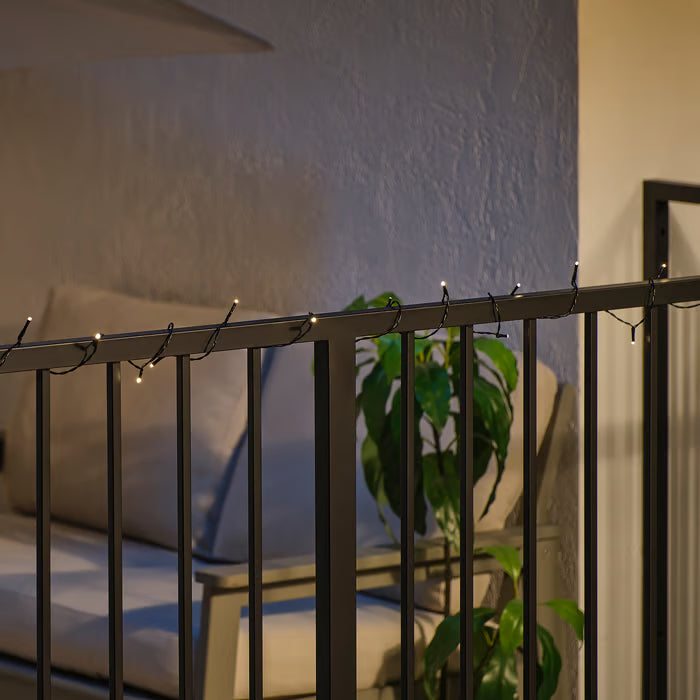 IKEA GETKÅL LED lighting chain, battery-operated outdoor, 4.5 m (177 1/8 ")