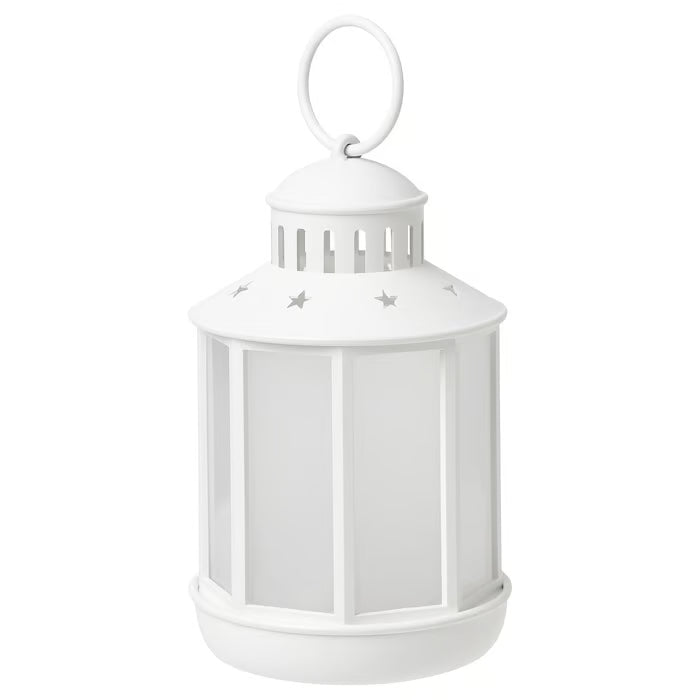 IKEA STRÅLA LED lantern, battery-operated white, 13 cm (5 1/8 ")
