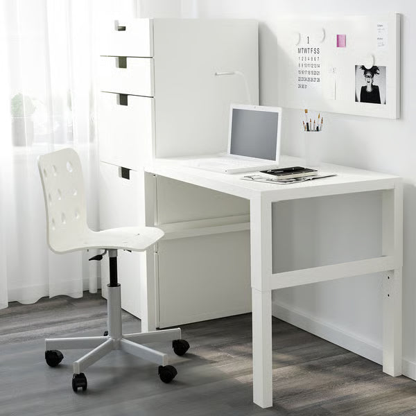 IKEA PAHL Desk, white, 96x58 cm (37 3/4x22 7/8 ")
