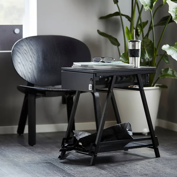 IKEA TROTTEN Drawer unit, anthracite, 34x56 cm (13 3/8x22 ")